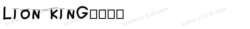 Lion kinG字体转换